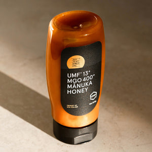 The True Honey Co. 400 MGO Squeezy Manuka Honey 500g